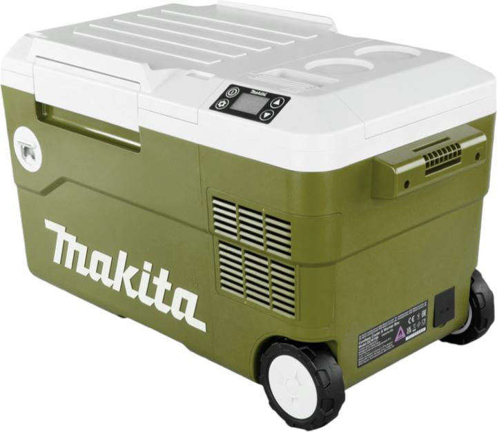 Productafbeelding Makita DCW 180 ZO Batterij Koel- en Verwarmingsbox 36 V ( 2x 18 V ) 20 L Olijf - Outdoor Adventures Editie (20 l)