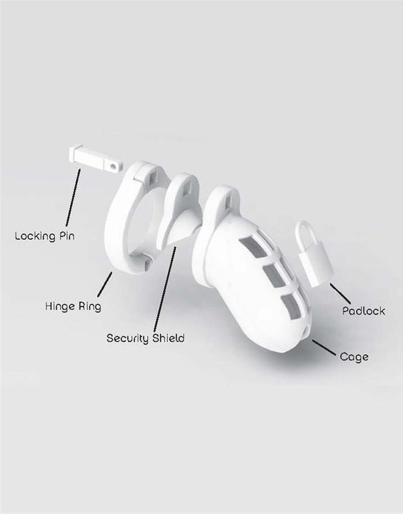 Actual product image Rimba Penis Chastity Cage Kit - Bankok
