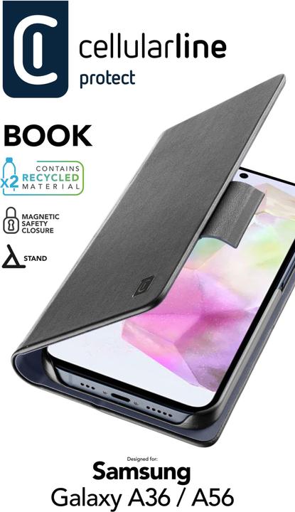 Productafbeelding Cellularline Book Case (Oppo A56, Samsung Galaxy A36)