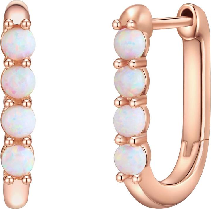 Produktbild Glanzstücke München Damen Sterling Silber Opal (synth.) roségold - 28467 (Sterling Silber)