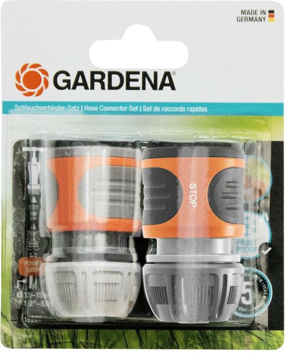 Gardena Schlauchverbinder-Satz (Schlauchanschluss, 15 mm)