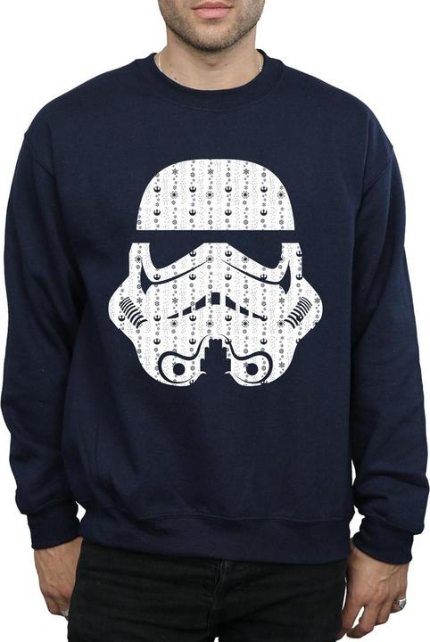Immagine prodotto Star Wars Christmas Stormtrooper Helmet Felpa Uomo (L)