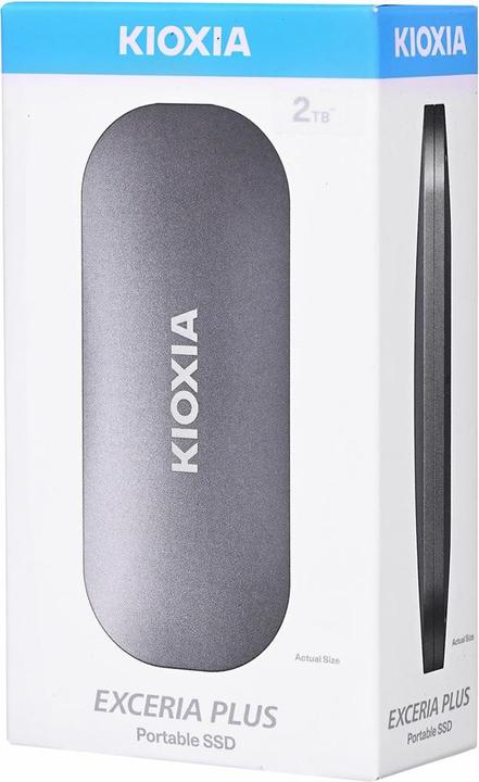 Produktbild Kioxia EXCERIA PLUS Portable SSD 2TB USB 3.2 Gen2 Type C (2000 GB)