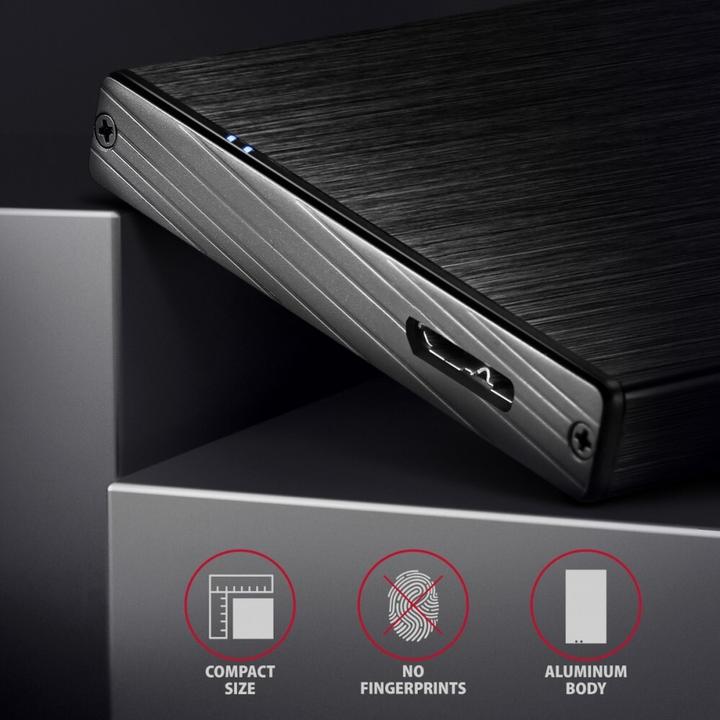 Produktbild Axagon EE25-XA6 Externes Aluminiumgehäuse, USB 3.2 GEN 1 SATA 6G 2,5" (2.5")