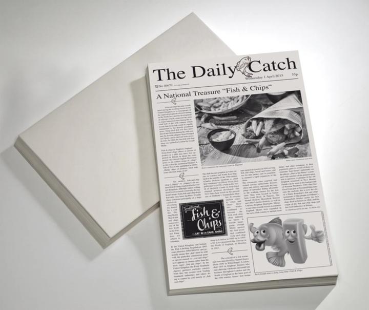 Actual product image APS SNACKHOLDER" wax paper (500 x)