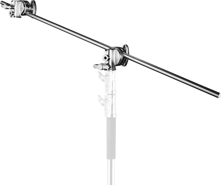 Walimex pro per boom with 2 screw clamps, 100cm (100 cm, 10 kg)