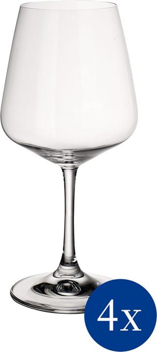 Villeroy & Boch Red wine glass set 4pcs Ovid (59 cl, 4 Glasses, Red wine glasses)
