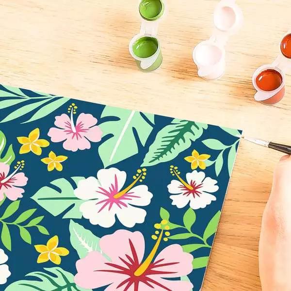 Produktbild Ravensburger CreArt - Malen nach Zahlen 23729 - Exotic Flowers - ab 12 Jahren