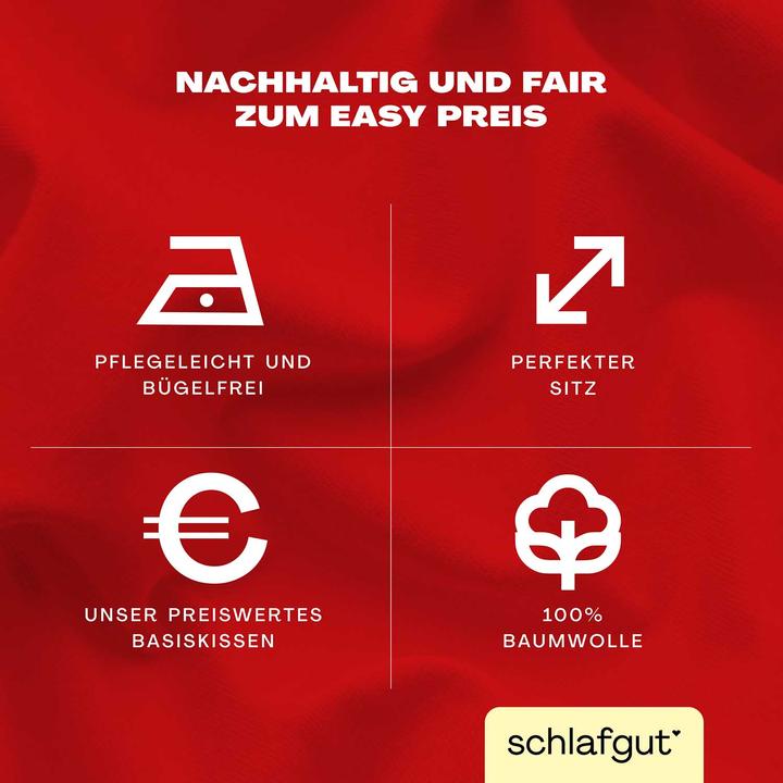 Produktbild schlafgut Easy Jersey (Duvetbezug, 40 x 60 cm)