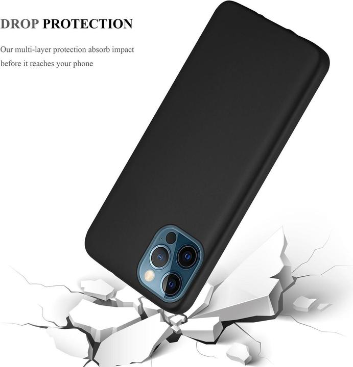 Image du produit Cadorabo Couverture métallique mate TPU (Realme 12 Pro+, Apple iPhone 12)