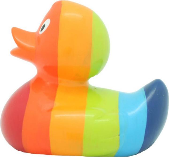 Actual product image Sombo Bath duck rainbow colors