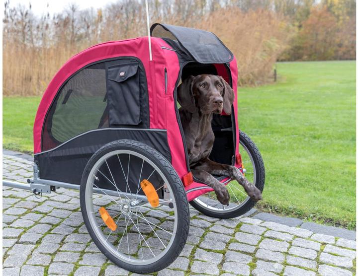 Produktbild Trixie Fahrrad-Anhänger (Hund, Reflektoren, Atmungsaktiv)