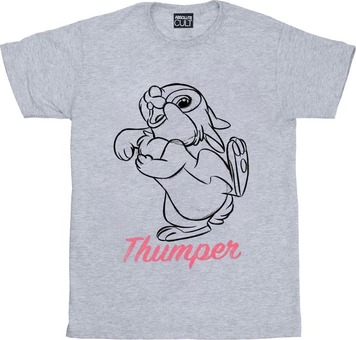 Immagine prodotto Disney Bambi Thumper Line Drawing Maglietta Ragazze (152, 158)