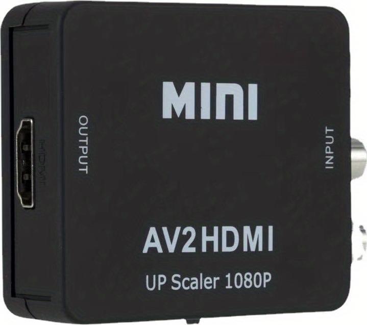 Produktbild PhoneLook Mini Adapter Cinch RCA AV zu HDMI 1080P Konverter für TV / PC / Spielekonsole (Zubehör)