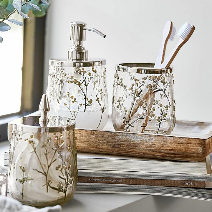 Actual product image Loberon Bathroom set Elorisse clear/yellow