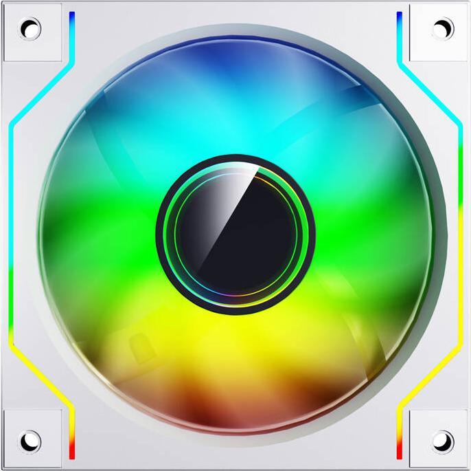 Produktbild Darkflash Tech Darkflash DM20 computer fan (white) (120 mm)