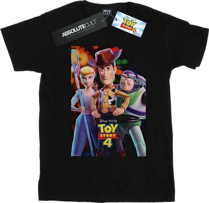 Produktbild Disney Toy Story 4 Buzz Woody And Bo Peep Poster TShirt (4XL)