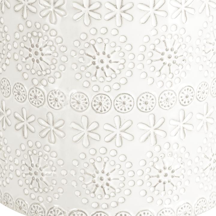 Actual product image spirella Toothbrush Mug Relief White, Porcelain (7 x 11.5 cm)