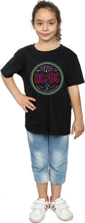 Produktbild AC/DC TShirt Mädchen Circle Neon Baumwolle (116)