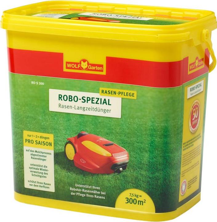 Produktbild Wolf-Garten Robo-Spezial Rasen Langzeitdünger RO-S 300 | 7.5kg| für 300 m²