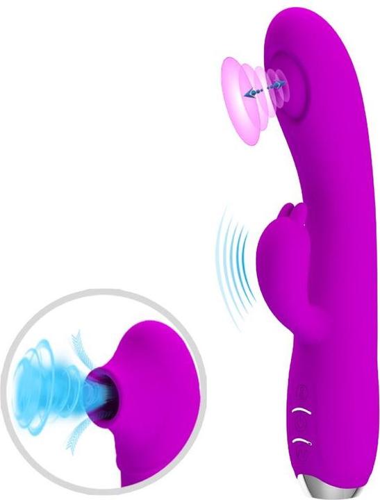 Immagine prodotto Pretty Love Regina Vibe e Wave Funzioni USB Silicone Viola