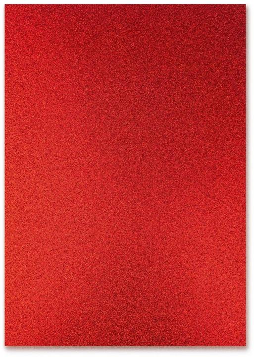 Image du produit Ursus Carton à paillettes A4, 300 gm2, 10 feuilles, rouge (330 g/m², 10 x)