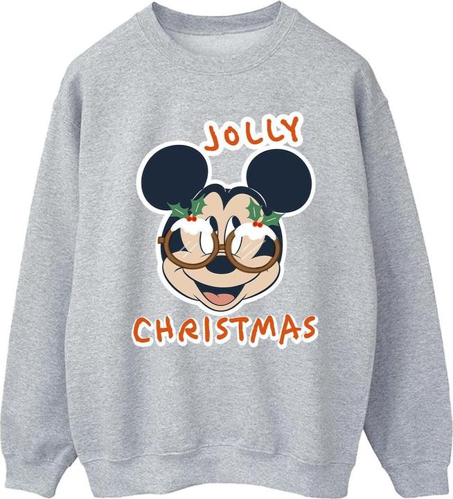 Produktbild Disney Mickey Mouse Jolly Christmas Glasses Sweatshirt (XXL)