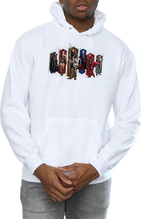 Produktbild Justice League Movie Team Hexagons Kapuzenpullover (M)