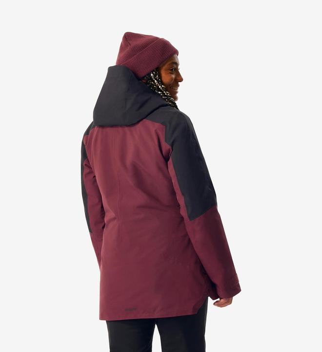 Image du produit Wedze Veste de ski femme polyvalente et chaude - FR100 bordeaux/noir (XL)