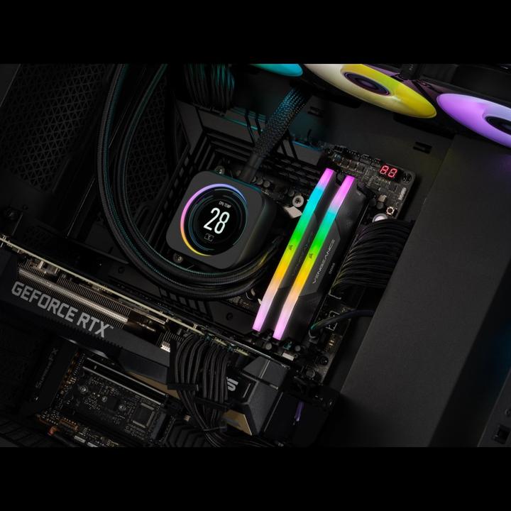 Produktbild Corsair Vengeance RGB (2 x 16GB, 5200 MHz, DDR5-RAM, DIMM)