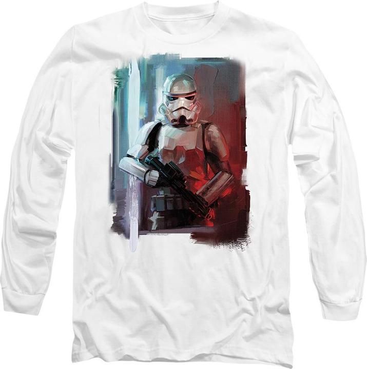 Actual product image Star Wars Unisex Adult Obi Wan Kenobi Painted T-Shirt (L)