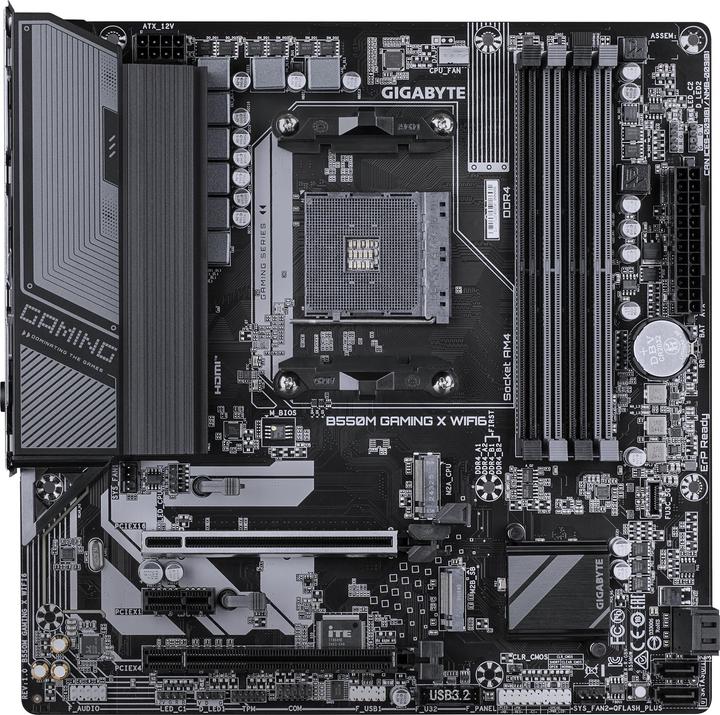 Gigabyte MB GBT AMD AM4 B550M GAMING X WIFI6 (AM4, AMD B550, mATX)