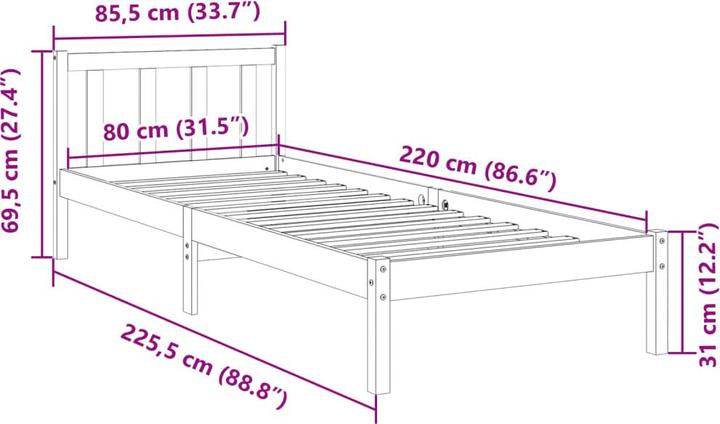 Immagine prodotto VidaXL Aydan (80 x 220 cm)