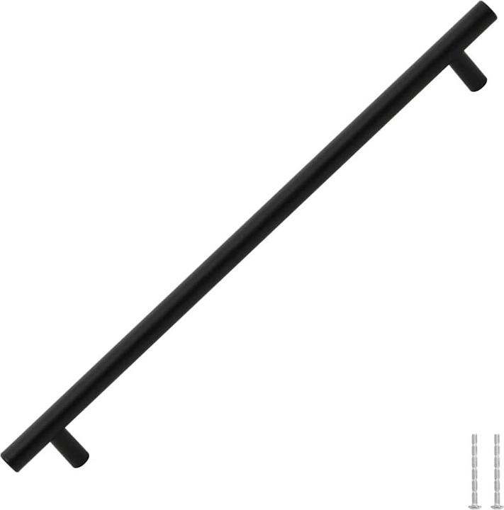 Actual product image VidaXL Furniture handles 5 pcs. black 320 mm stainless steel, colour