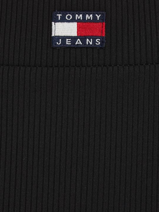 Actual product image Tommy Hilfiger Tommy Jeans Ladies Mini Skirt TJW Low Rise Mini Badge Skirt Black (15) M (M)