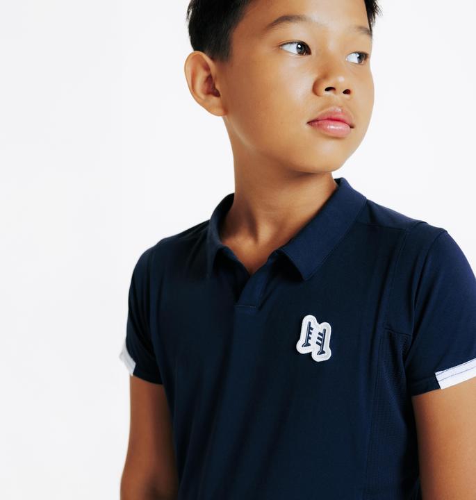 Produktbild Fouganza Reit-Poloshirt Club kurzarm marineblau (6, 7, 8)