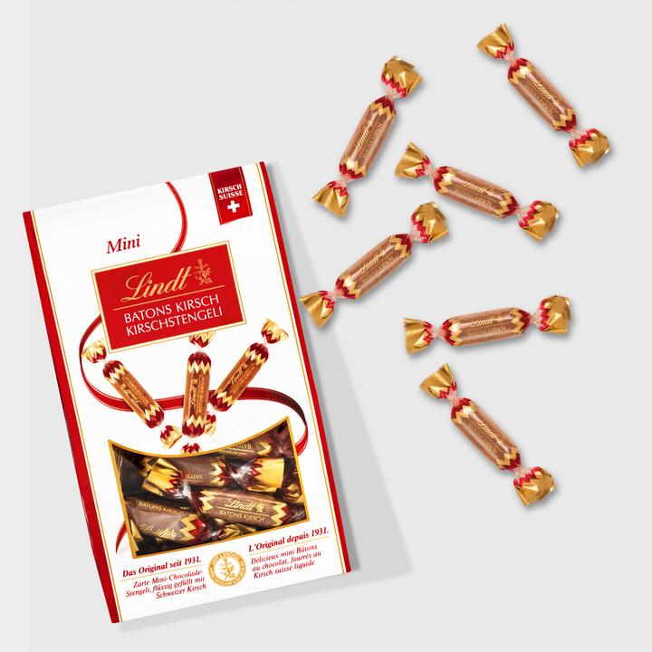 Produktbild Lindt Kirschstengeli Mini (130 g)