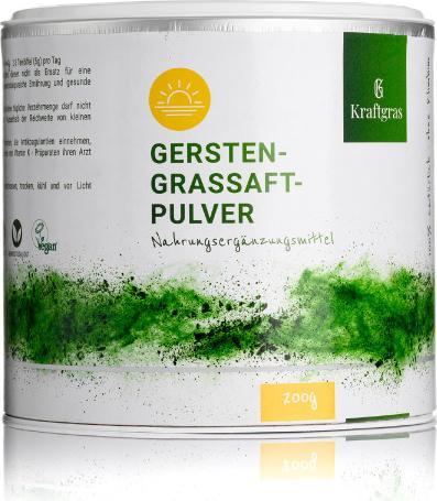 Actual product image Kraftgras Barley grass juice powder (1 Piece, Powder, 200 g)