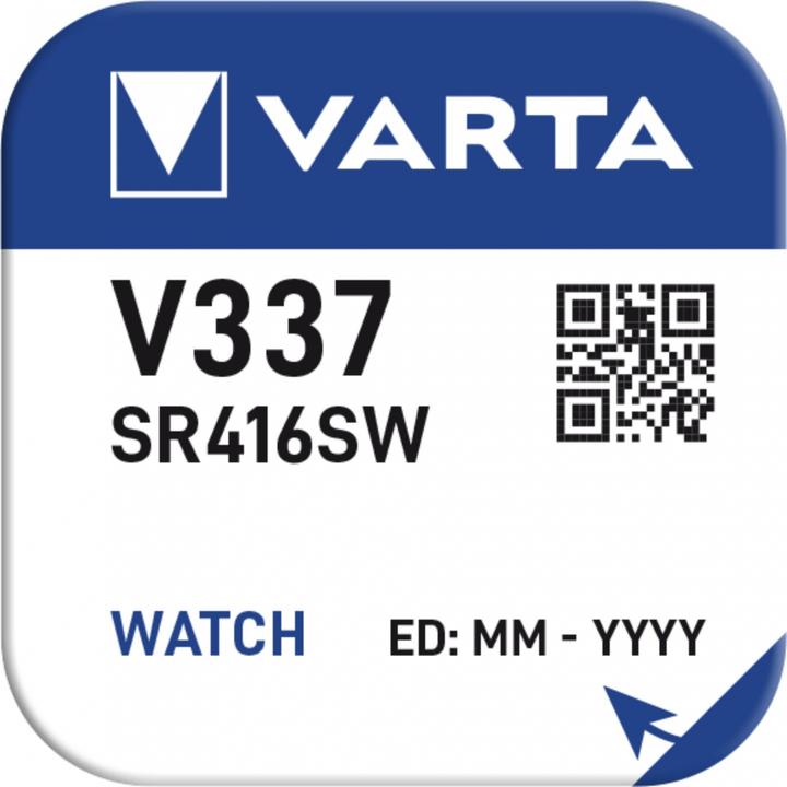 Produktbild Varta 1 Watch V 337 (1 Stk., SR416, 8 mAh)