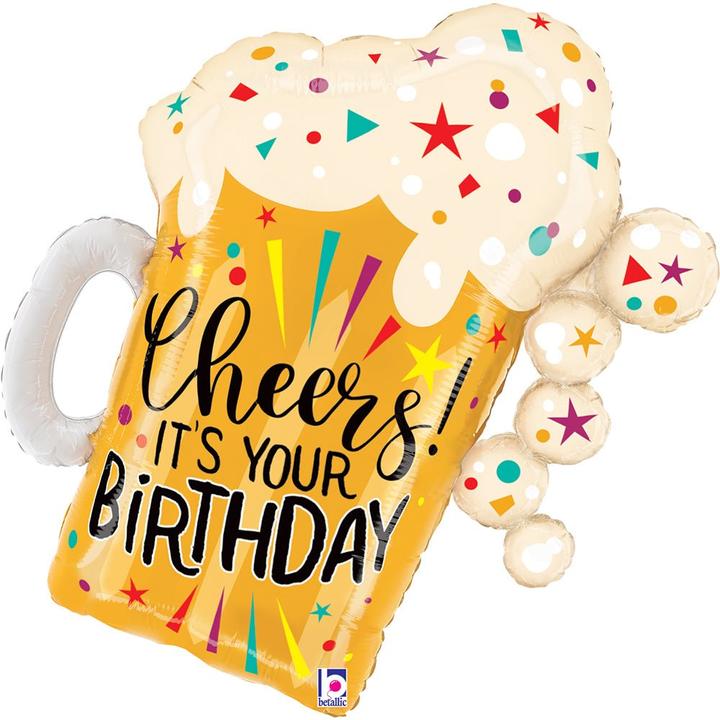 Produktbild Grabo Balloons XL Cheers! it's your Birthday Bier Ballon