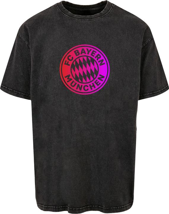 Produktbild FC Bayern München Logo RP Acid Washed Heavy Oversize Tee - 115557 (XS)