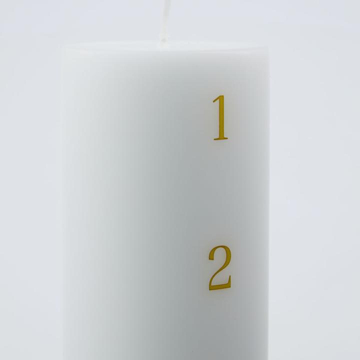 Actual product image House Doctor Advent candle, HDStart, white (1 pcs.)