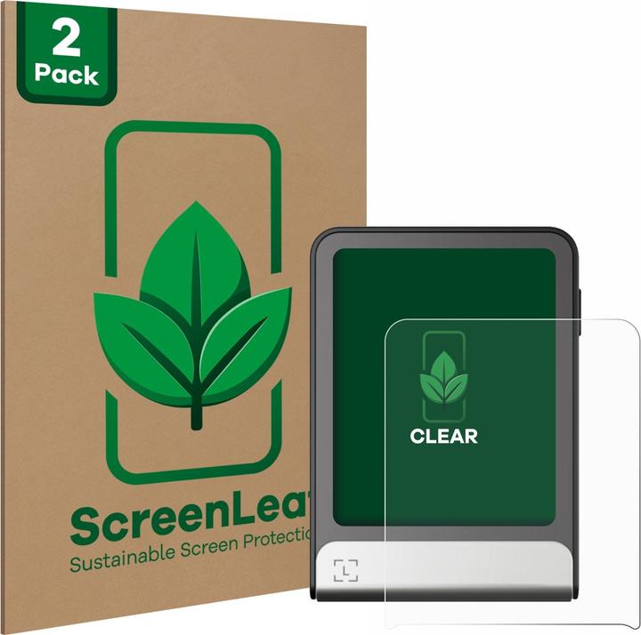Produktbild ScreenLeaf Schutzfolie nachhaltiger Displayschutz Displayschutzfolie Folie Klar Transparent (2 Stück, LG G Flex)