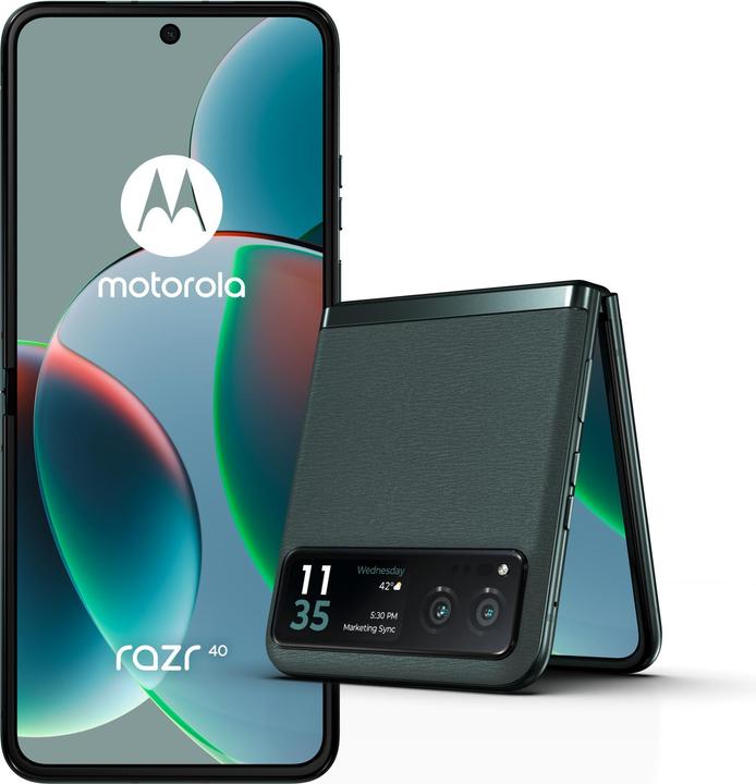 Actual product image Motorola Razr 40 (256 GB, Say Green, 6.90", SIM + eSIM, 64 Mpx, 5G)