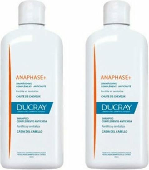 Produktbild Ducray anaphase champu 2x400ml (400 ml, Flüssiges Shampoo)