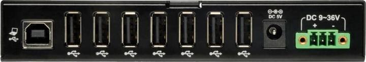 Produktbild Eaton 7-Port Industrial-Grade USB 2.0 Hub 15kV ESD Immunity Metal Housing Mountable (USB-B, 7 Ports)
