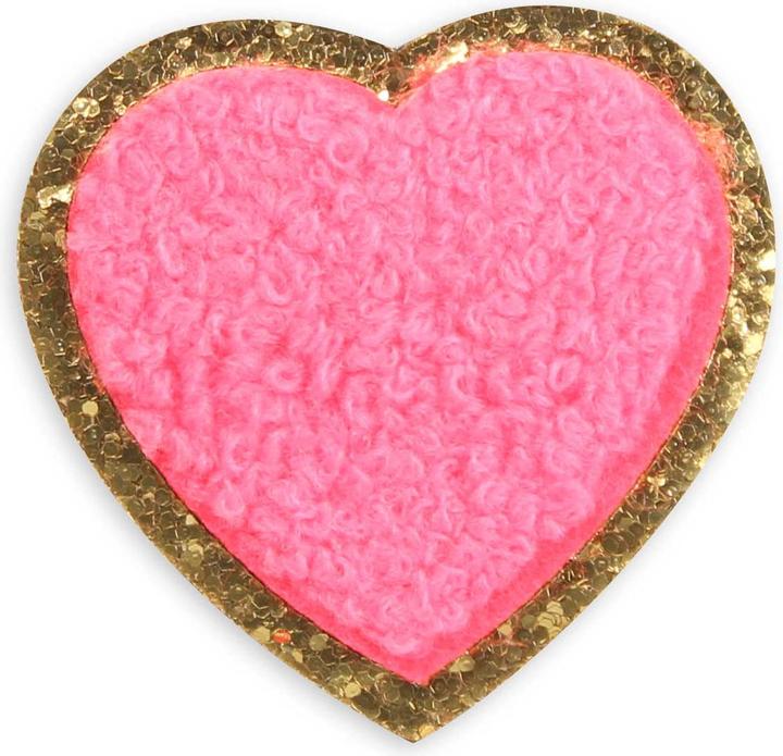 Immagine prodotto PhoneLook Adesivo Sticker per smartphone ricamato in 3D Cuore rosa