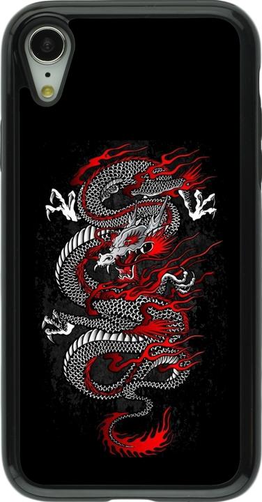 Image du produit PhoneLook Coque Hybrid Armor noir Japanese style Dragon Tattoo Red Black (Apple iPhone XR)