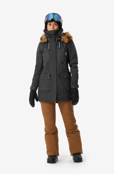 Actual product image Dreamscape Women's snowboard trousers ski trousers - SNB 500 camel (38)