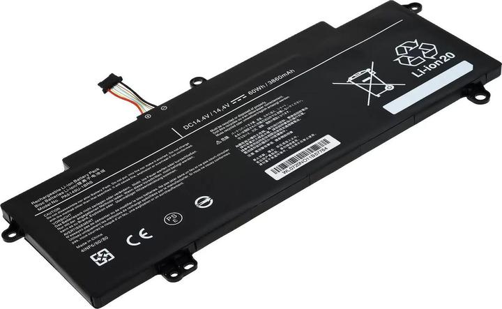 Actual product image AccuCell Battery suitable for Laptop Toshiba Tecra Z50-A-16d, Z40-A-17k, Type PA5149U-1BRS and others - (3800 mAh)